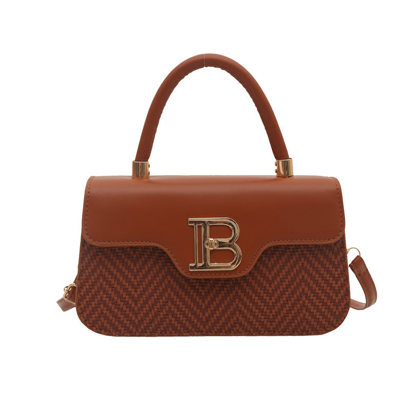 Cross-border senior design women's bag 2025 new leisure commuting practical versatile hand carry shoulder messenger bag