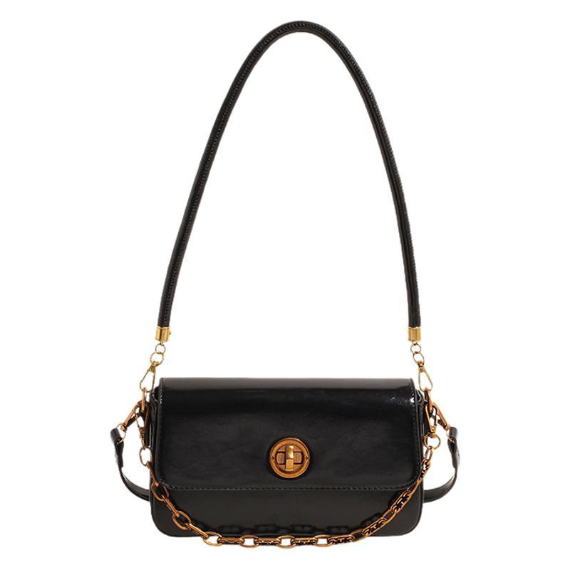 Fashion trend generous small square bag women's 2025 new shoulder armpit bag commuter messenger bag