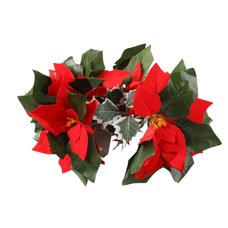 Spot Christmas decorations big safflower light string Christmas tree pendant accessories Christmas atmosphere decorative lights