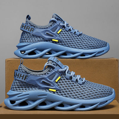 Spring new 2026 versatile casual trendy shoes - youth soft sole athletic mesh breathable anti-odor hollow-out running shoes