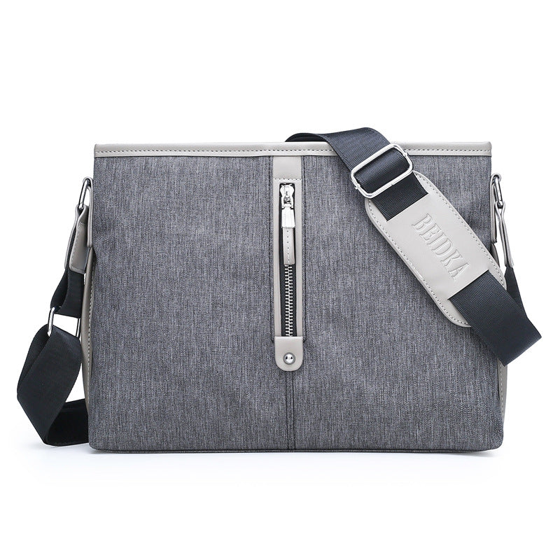 Bonnis Kangaroo Men's Crossbody Bag Men's New Trend Fashion Versatile Camouflage Oxford Waterproof Horizontal Shoulder Bag