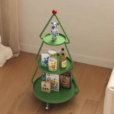 Christmas tree living room table casualmovable trolley creative sofa cabinet with storage coffee table bedside shelf