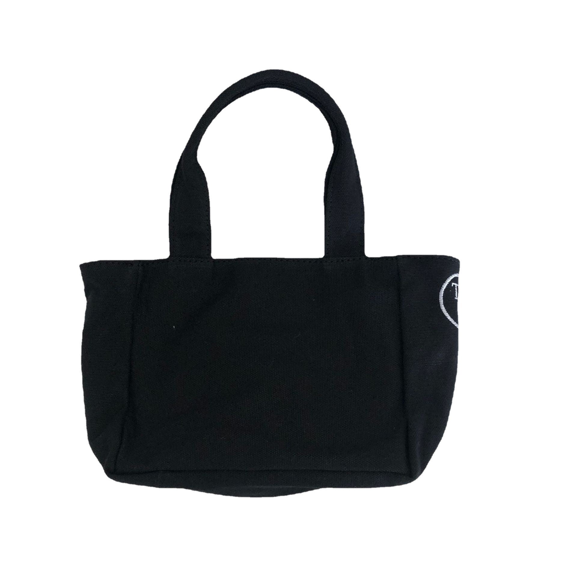 New bag female Korean generation with the same letter printed canvas handbag bento bag simple casual light tote bag