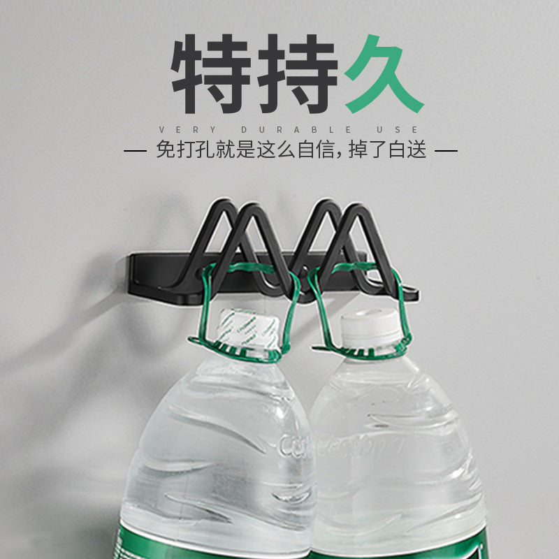 Space aluminum non-punching pot lid rack wall-mounted kitchen cutting board cutting board chopping board rack household storage pendant