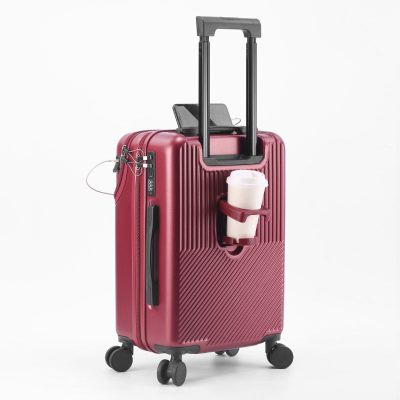special supply, open luggage before business, multi-functional large-capacity trolley case, travel light password case