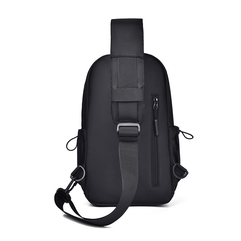 New small backpack men's breast bag casual portable messenger bag light mobile phone bag shoulder bag sports chest bag oblique