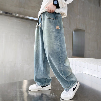 Boys' jeans - spring/autumn collection - new trendy street style for older boys and teens - kids' denim pants