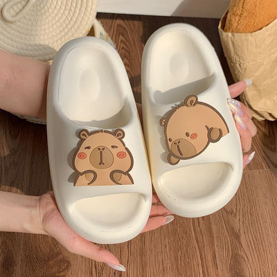 2025 new eva platform slippers: super comfy, cute, and perfect for students - wear them indoors, outdoors, or just lounge around in style! these premium cartoon slippers are a must-have
