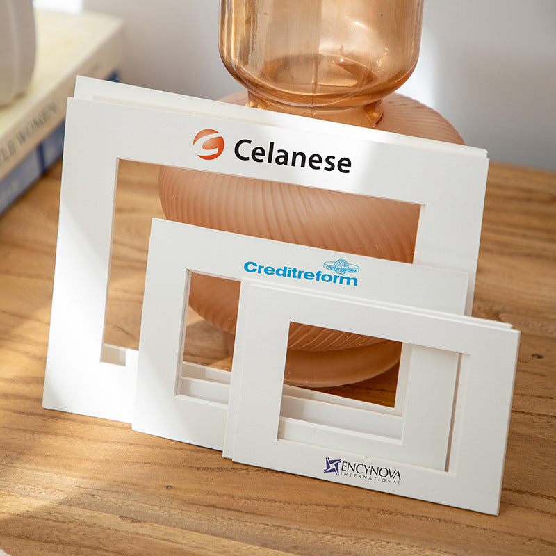 Photo frame, photo wall lined with white cardboard, picture frame mounted 7810-inch 1216-inch A4A34K8K cardboard manufacturer customization