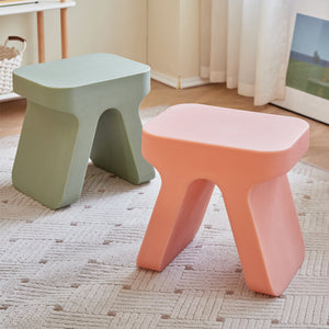 Ins small stool for home, shoe changing stool, shoe stool, door plastic children's stool, multi-color optional, modern casual small