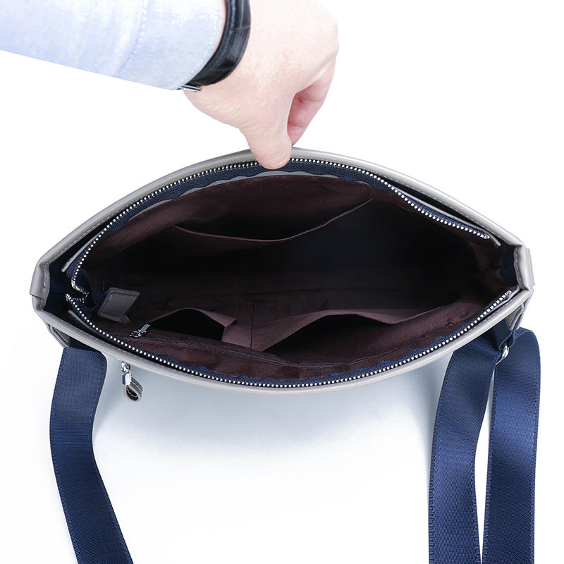 Bonnis Kangaroo Men's Crossbody Bag Men's New Trend Fashion Versatile Camouflage Oxford Waterproof Horizontal Shoulder Bag