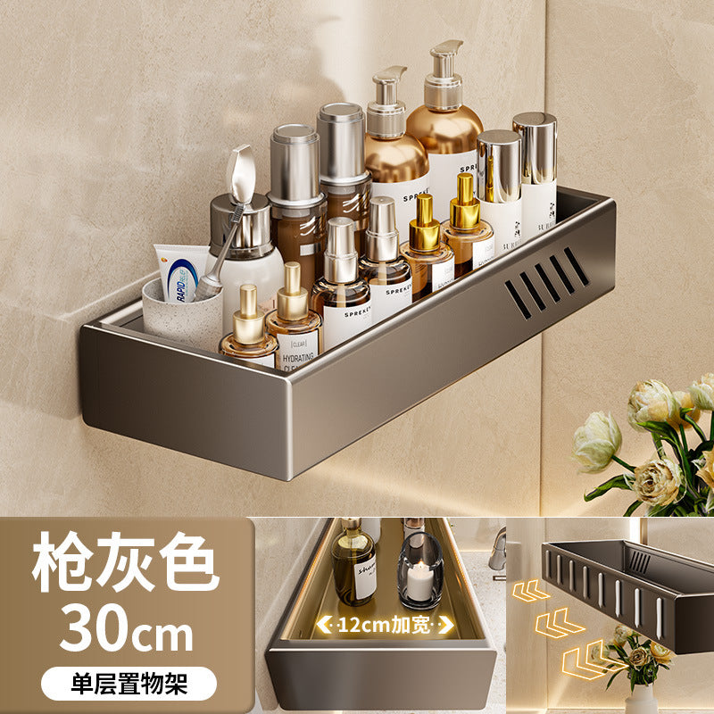 Toilet Shelf Bathroom Toilet Toilet Wash Sink Non-punching Sink Wall-mounted mirror Front storage shelf