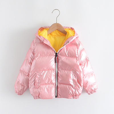 Winter hooded trendy zipper shirt round neck in stockneutral pink whole hand wholesale cotton liner cotton clothing hooded thickened