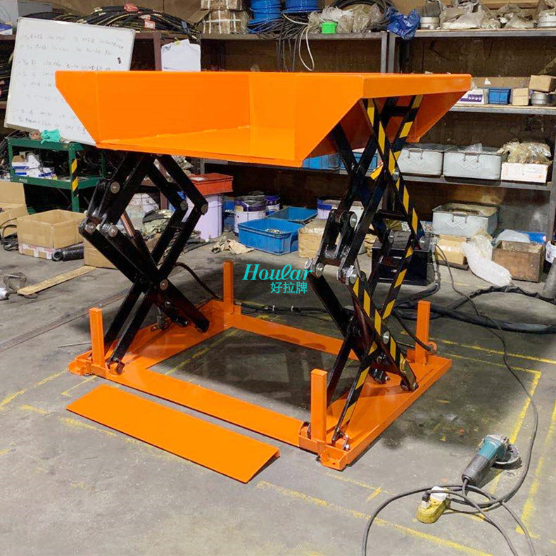 Non-standard production MJ-L1001 unloading lift 1 ton loading and unloading lifting platform Electric low-release lifting platform