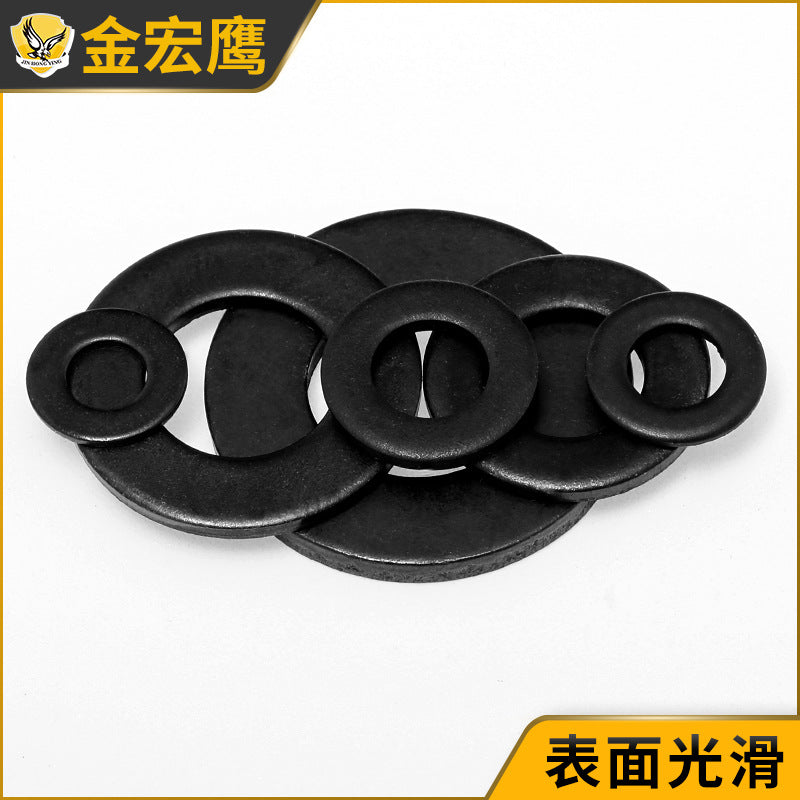 8.8 grade high strength black flat gasket iron flat gasket screw flat gasket metal flat gasket M3/M4/M5/M10