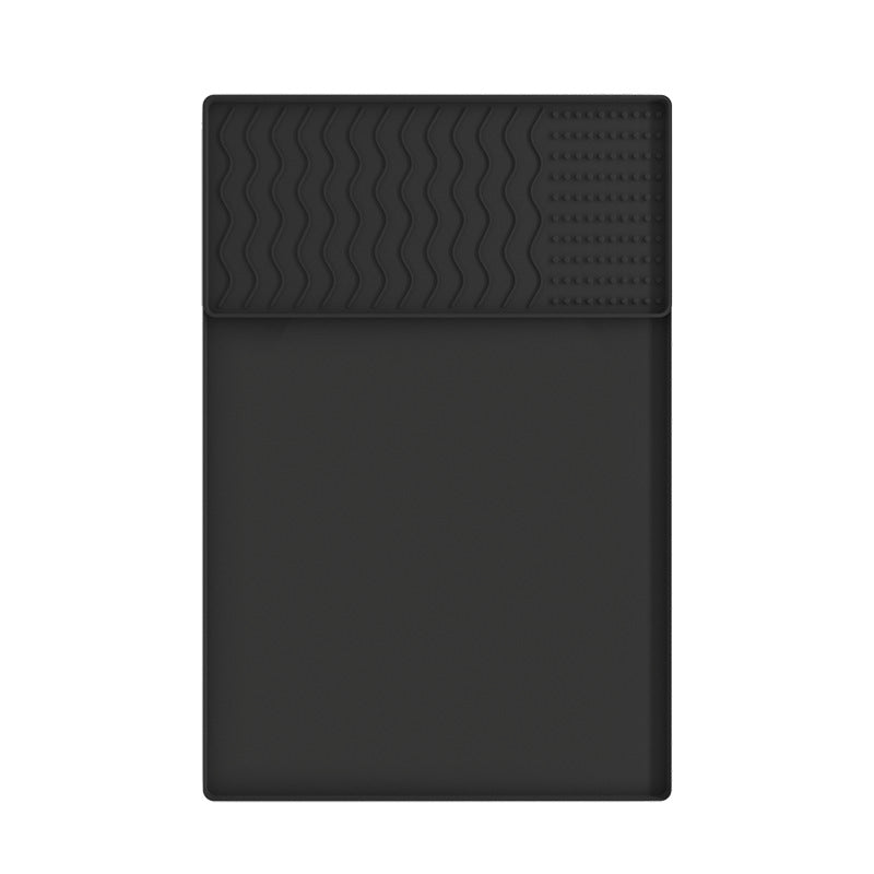 popular coffee machine silicone pad bar drain pad split silicone tray protective pad dining table insulation pad