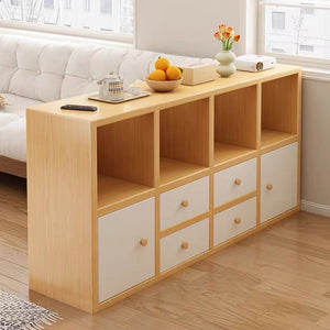 Simple bookcase all-in-one cabinet wall-mounted storage sofa side cabinet living room partition storage multi-layer storage cabinet bedside