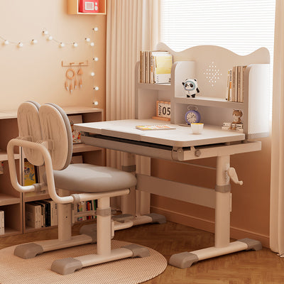 2025 new children's study desk - elementary school home writing desk - kids' specialized table - height adjustable desk and chair set