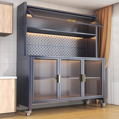 Multifunctional storage side cabinet, baby supplies storage cabinet, baby feeding table storage cabinet, storage rack, floor-standing multi-layer kitchen