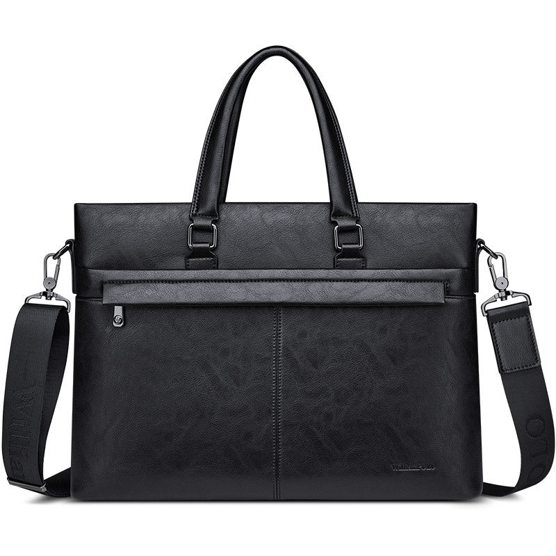 Emperor Paul Men's Handbag Business Briefcase Office Computer Large Capacity Casual Fashion Shoulder Crossbody Bag