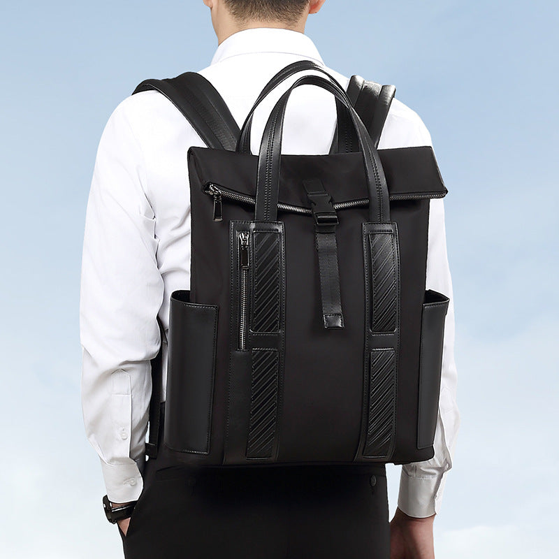 New product backpack men's business commuter computer bag casual men's backpack large capacity business trip men's bag