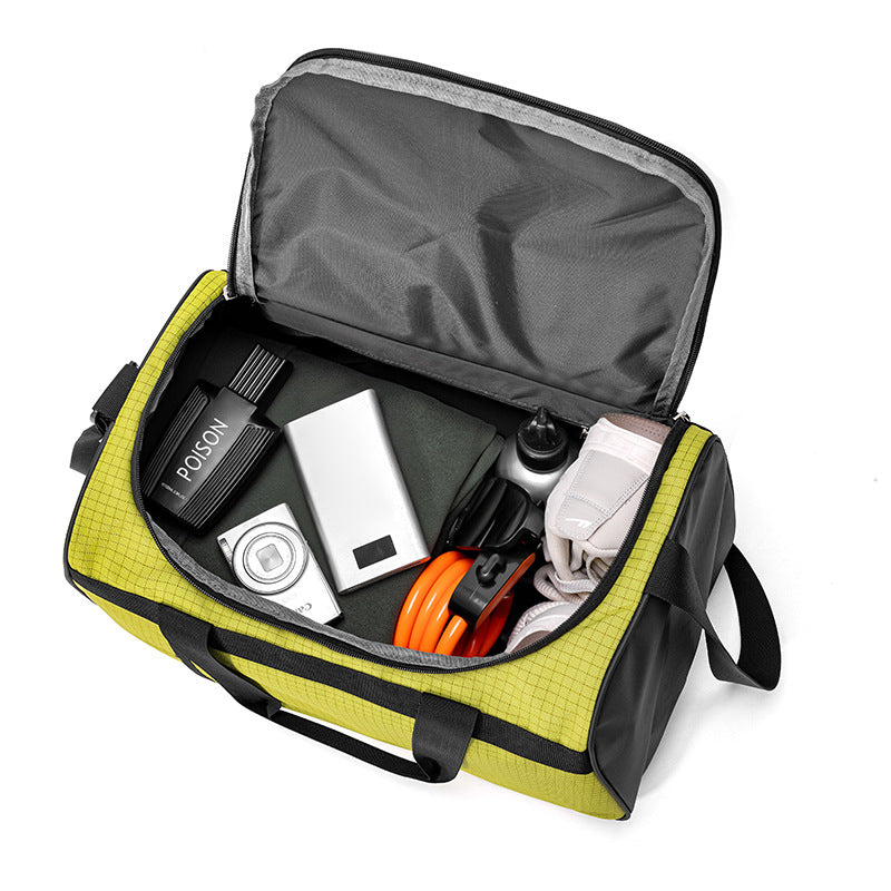 New yoga fitness bag travel bag storage duffel bag large capacity short business trip boarding shoulder bag wholesale