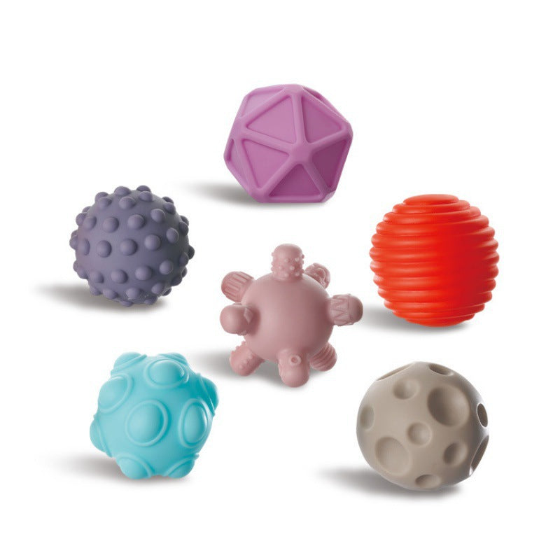 Cross-border infant relief synesthesia ball soft glue can be gnawed, pinched, grasped, tactile perception, educational toys wholesale