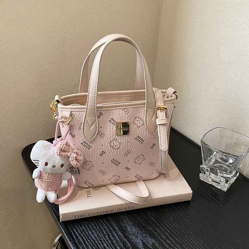 Cross-border super fire small bag women's spring and summer 2025 new versatile messenger bag popular this year portable bucket bag