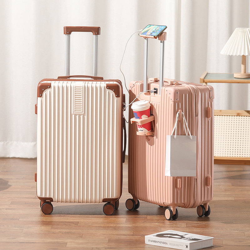 New multi-functional child and mother suitcase large-capacity men's and women's trolley case wear-resistant universal wheel suitcase password case