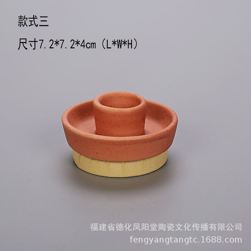 陶瓷烛台北欧IN风简约桌面摆件玻璃储蓄罐烛光晚餐干花密封罐装饰