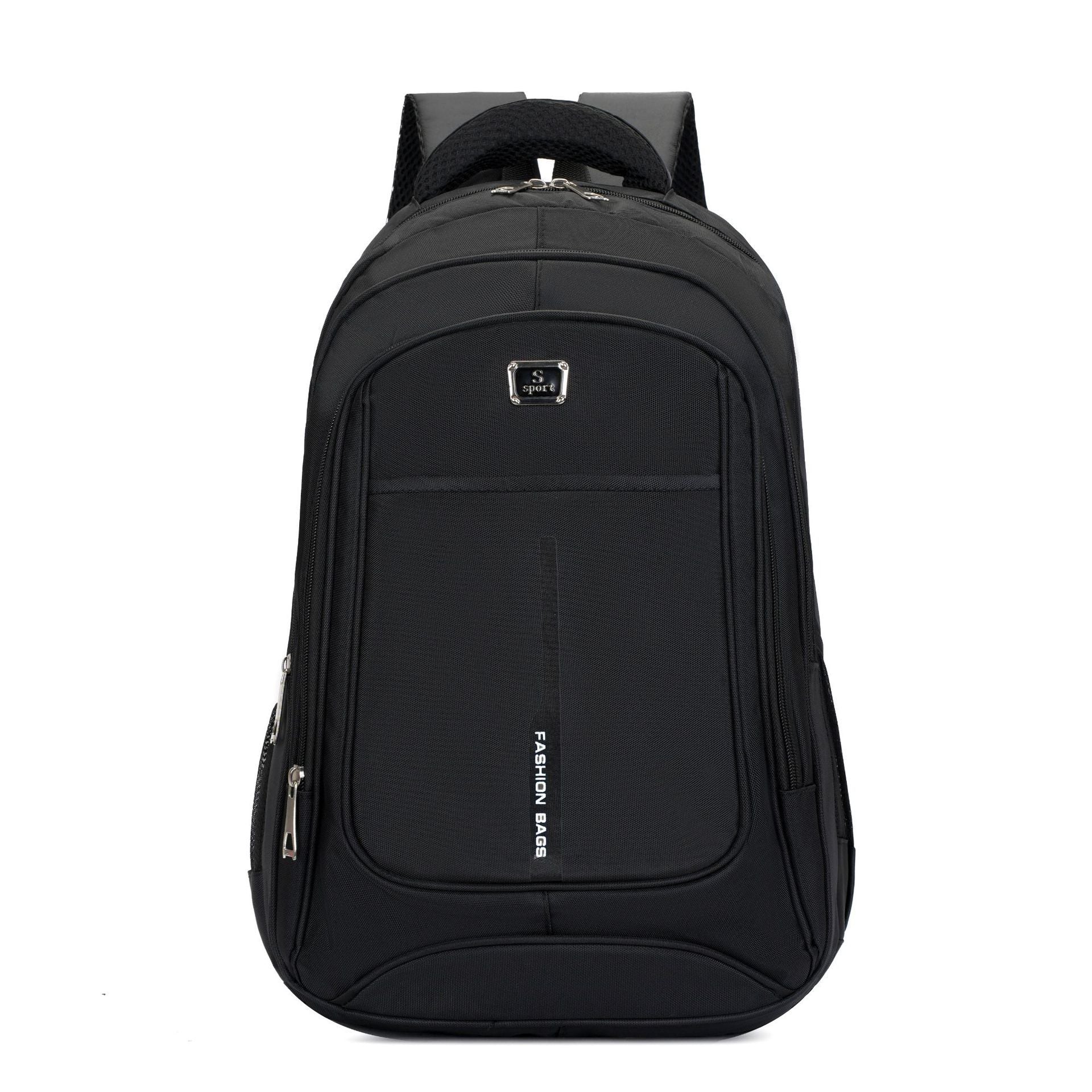 Customized men's backpack backpack, high-end high-value college student schoolbag, men's leisure travel computer bag