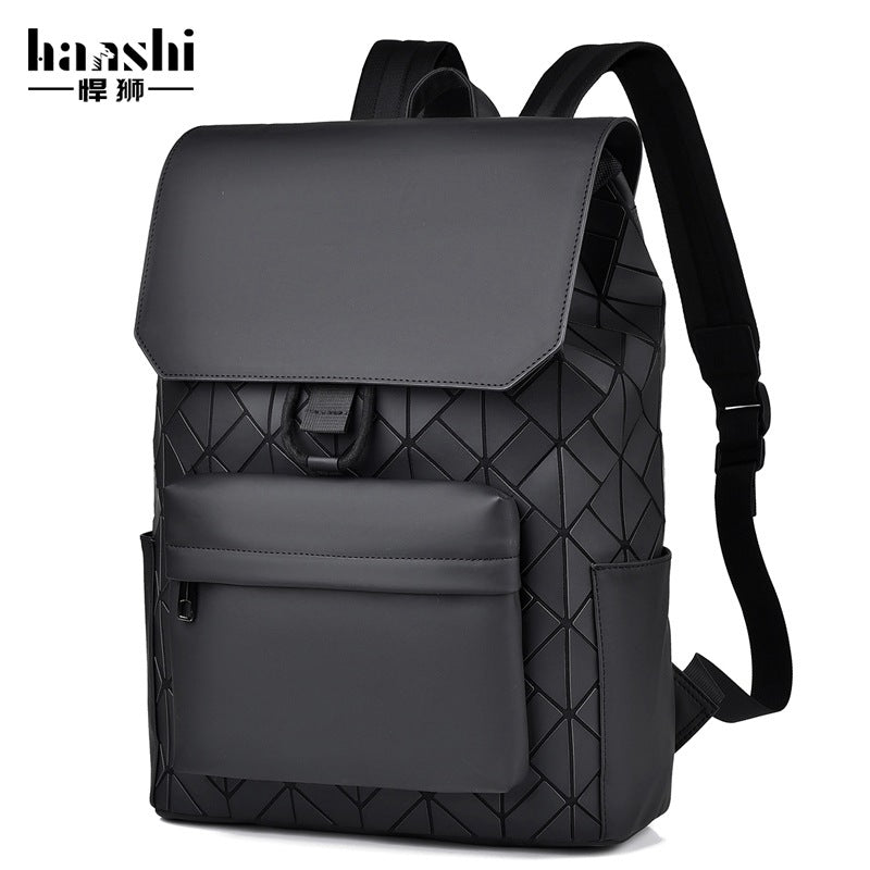 Cross-border large-capacity men's backpack fashionable women's backpack trendy high-end sense lightweight backpack school bag commuter computer bag