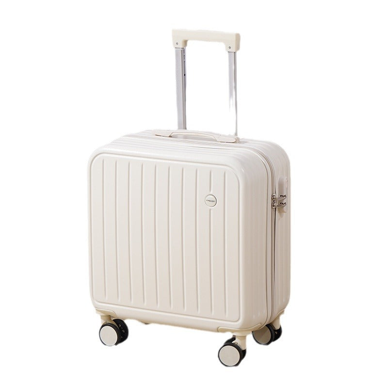 New small-capacity boarding case 18-inch trolley case universal wheel suitcase portable password case men's and women's high-value case