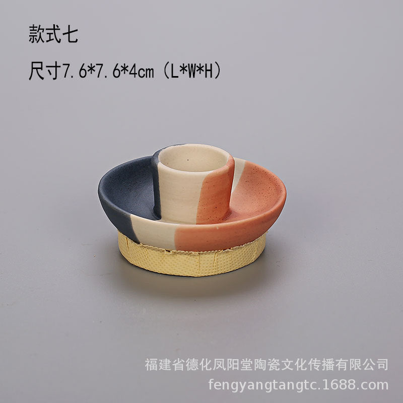 陶瓷烛台北欧IN风简约桌面摆件玻璃储蓄罐烛光晚餐干花密封罐装饰