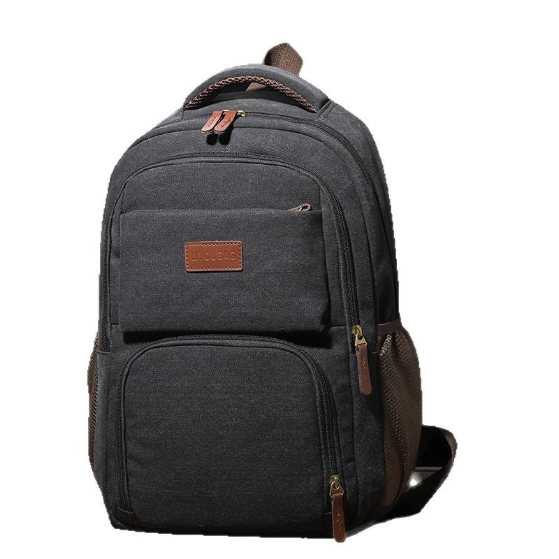 Cross-border fashionable style large-capacity backpack factory direct sales wear-resistant material anti-splashing multi-functional fashion backpack