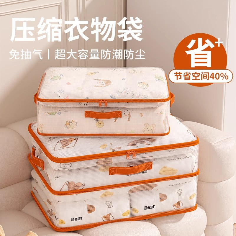 PVC storage bag, clothes quilt, household finishing bag, down jacket, quilt, clothing large-capacity storage bag