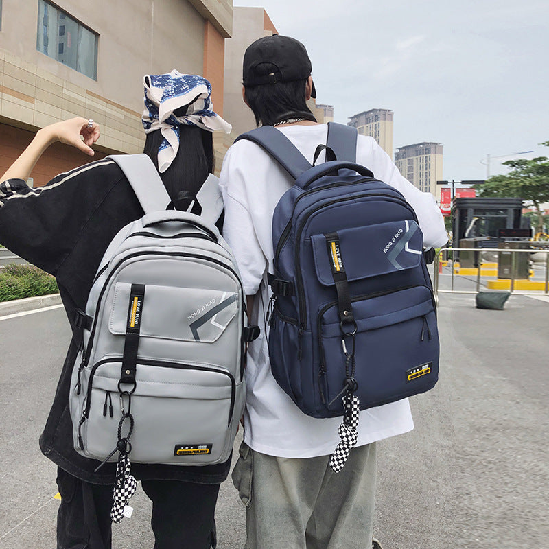 New backpack men's large-capacity outdoor leisure travel bag computer bag men's backpack student schoolbag delivery