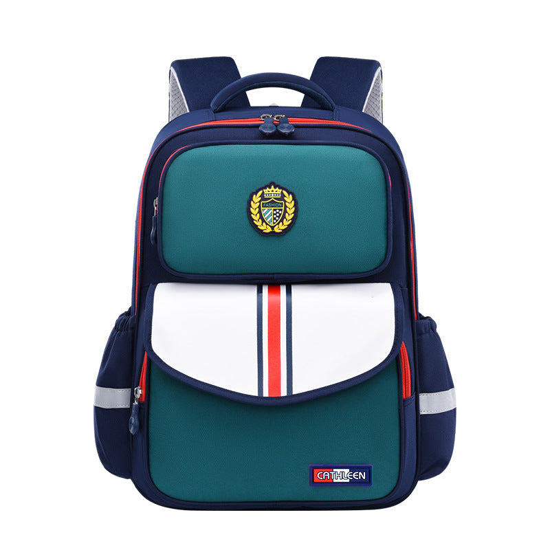 New primary school schoolbags for children in grades 3-6 to reduce the burden and wear-resistant Shaodong students  wholesale, light and cute
