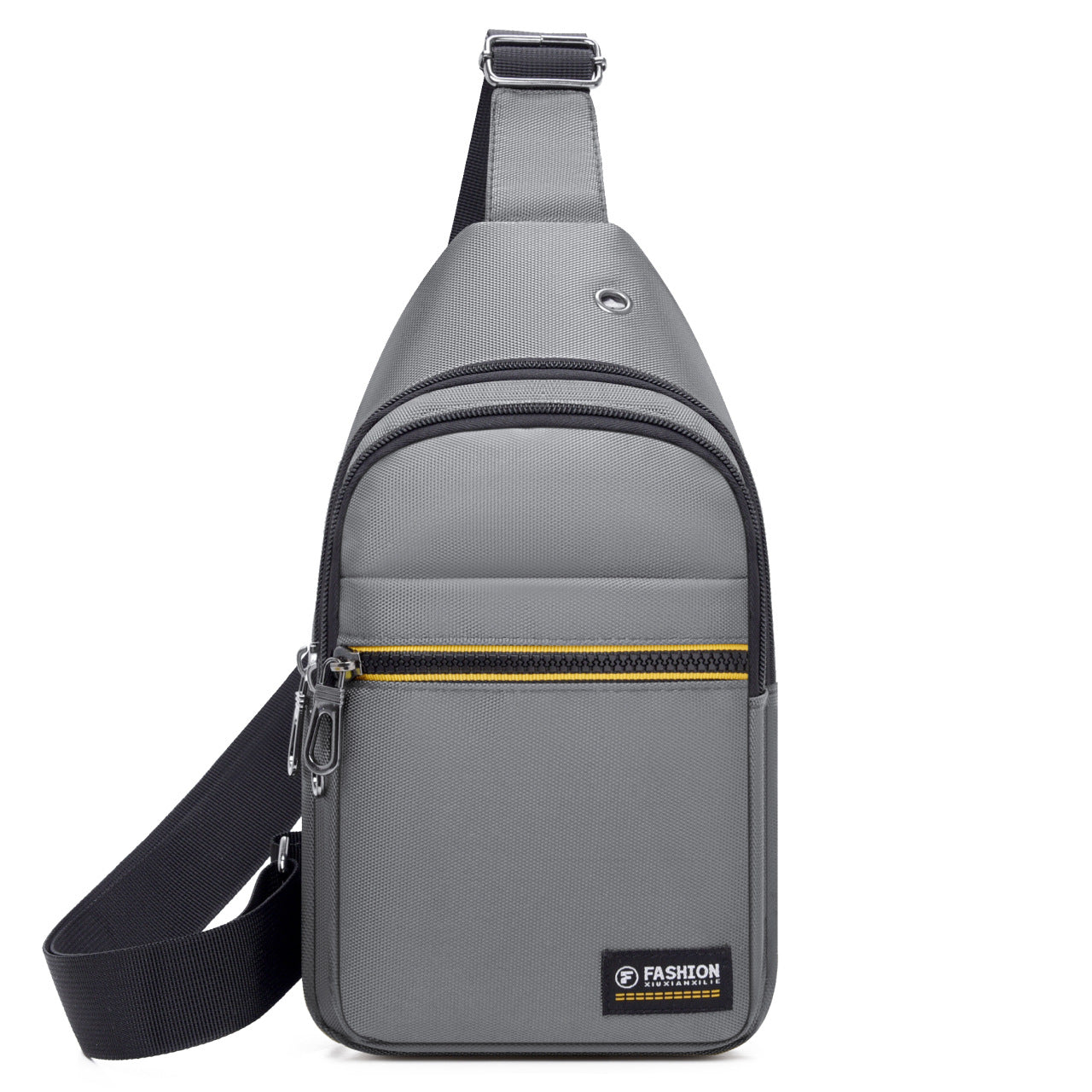 New large-capacity men's breast bag Oxford cloth practical and simple messenger bag trendy casual commuting versatile shoulder bag