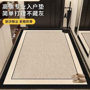 Entrance door floor mat door retrofor home entrance entrance dust removal mat classy medieval style non-slip door mat