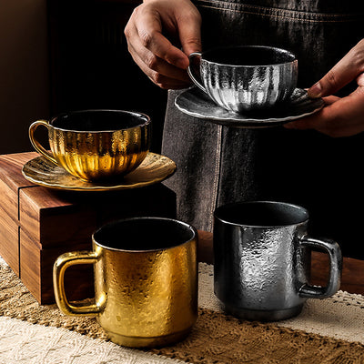European-style, instagram-worthy, understated luxury ceramic mug. a creative and personalized business gift, perfect for breakfast, office coffee, or a touch of sophistication