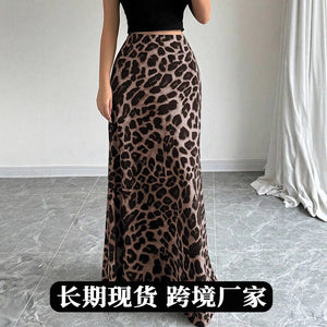 European and american style satin dress skirt wholesale - new summer collection - faux silk maxi skirt - high-end export quality