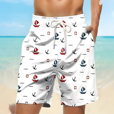 trending men's swim trunks, quick-dry swim shorts, casual athletic beach shorts, new european and american styles