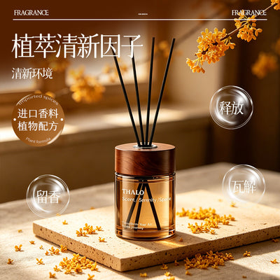 【tarot's choice】fragrance reed diffuser - home & living, flameless aroma diffuser with wooden lid, long-lasting scent