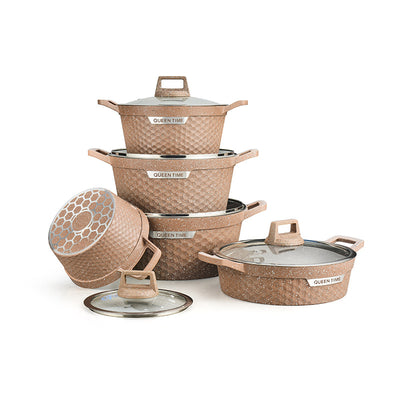 Oempersonalized golf export aluminum pot suit non-stick pot soup pot for home kitchen pot suitpot