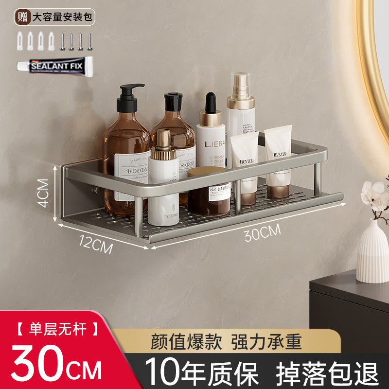 No punching toilet rack bathroom toilet hand wash bath washstand wall mounted wall storage rack