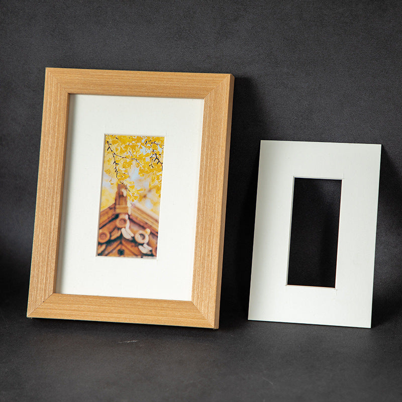 Photo frame, photo wall lined with white cardboard, picture frame mounted 7810-inch 1216-inch A4A34K8K cardboard manufacturer customization