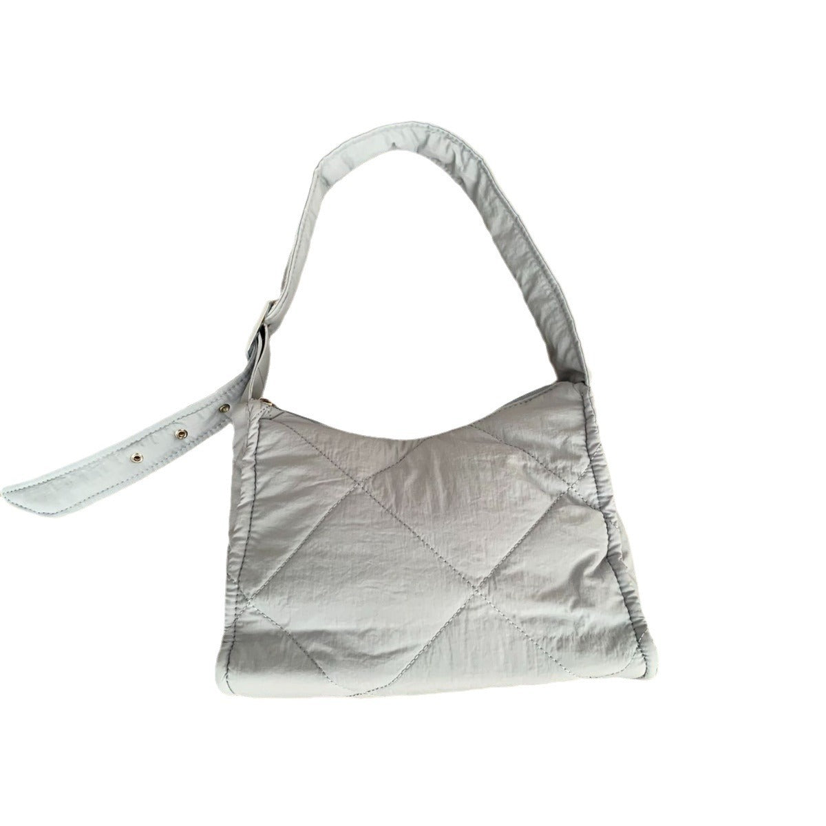 Bag Women's New Shoulder Bag Padded Cotton Rhombus Cloud Bag Underarm Bag Simple Versatile Portable Large Capacity Bag Women's Tide