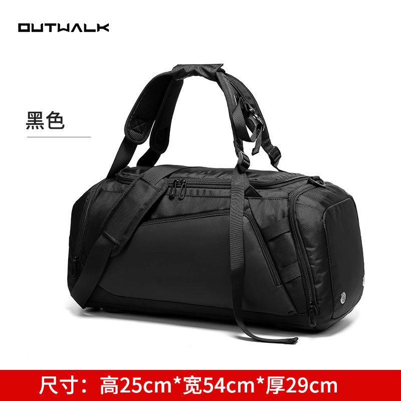 New Fitness Bag Men's Travel Bag Hand Backpack Men's Dry and Wet Separation Travel Bag Cross-border Gym bag