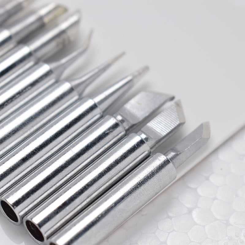 900M soldering iron head 936 electric soldering iron constant temperature welding table cutter head curved pointed horseshoe one-word nozzle 937 electric welding nozzle